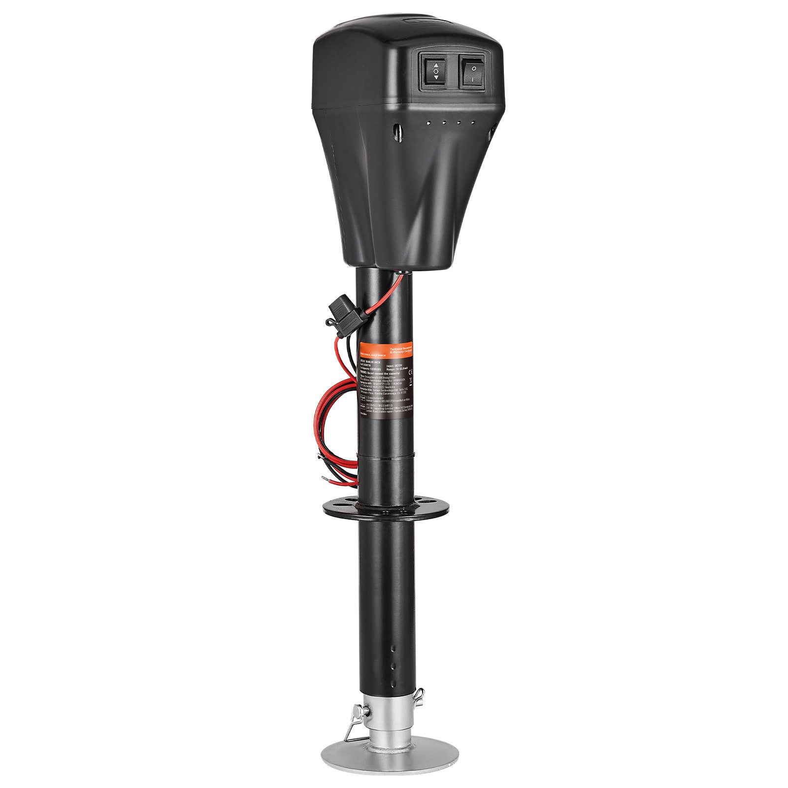 Electric Trailer Jack 5000 lbs Power Tongue Jack for RV Trailer & Camper Black